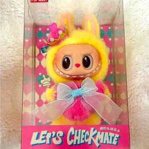 Pop Mart Let's Checkmate Yellow and Pink Doll
